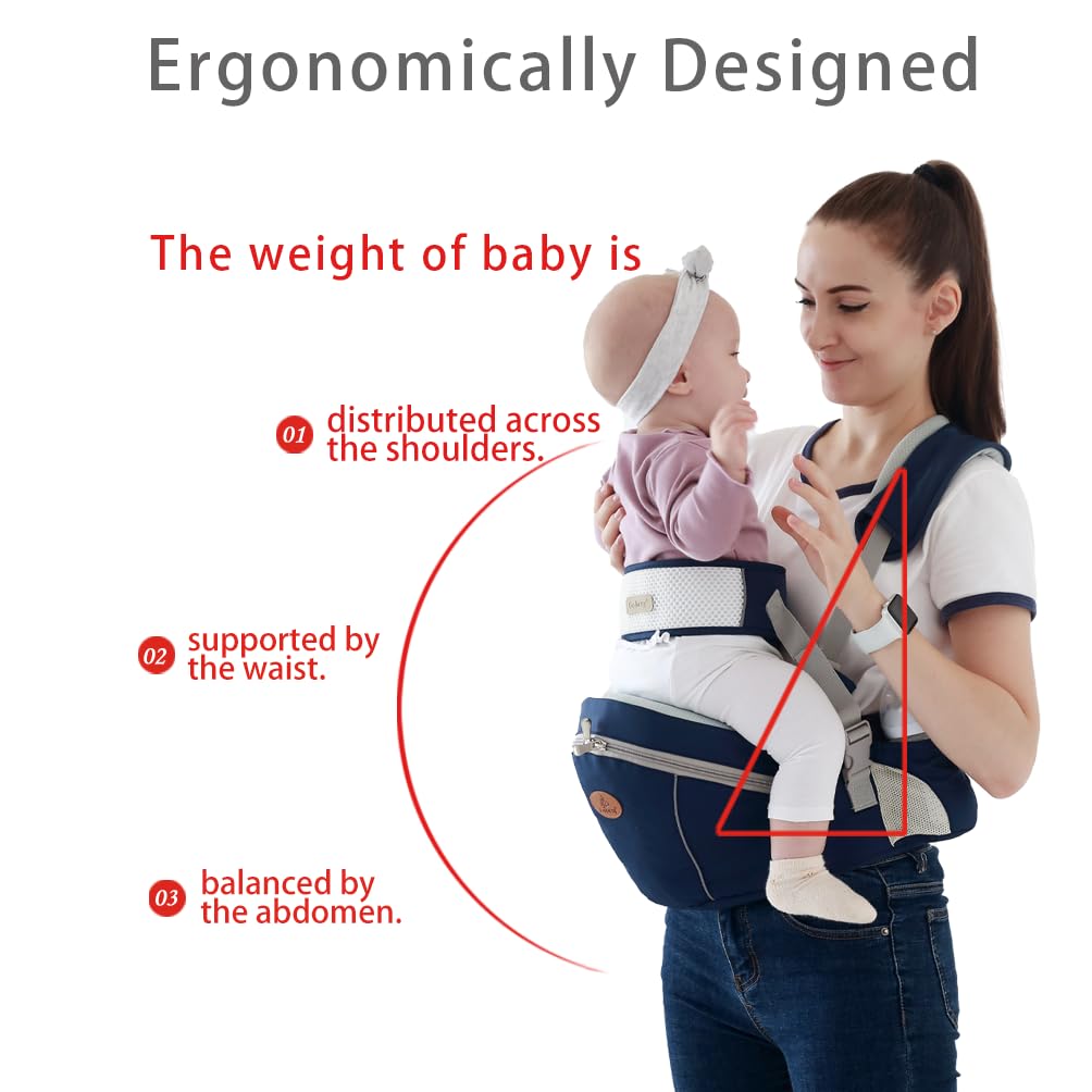 Melooka™ HipNest Baby Carrier